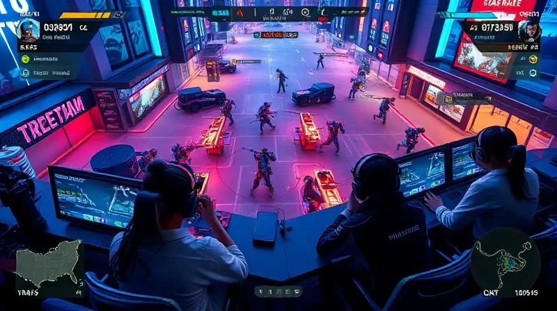 Batalla táctica intensa en urbano futurista