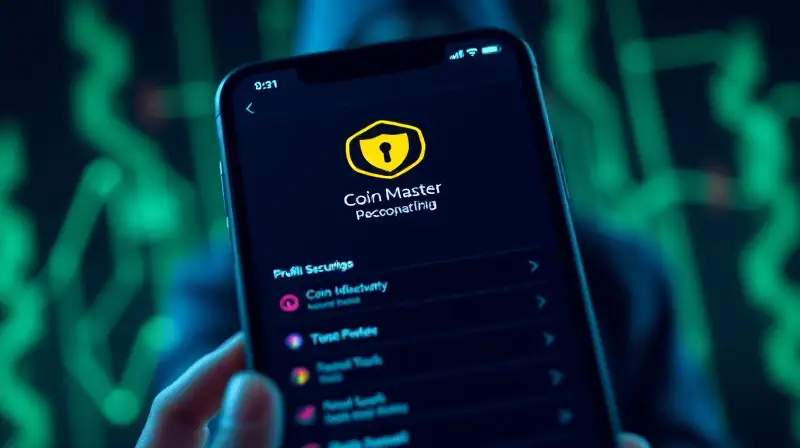 Seguridad digital en perfil de Coin Master