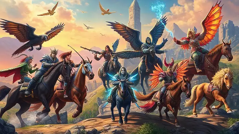 Monturas y personajes épicos en Azeroth
