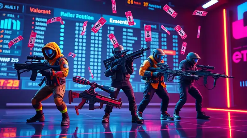 Armas futuristas y equipo esencial de esports