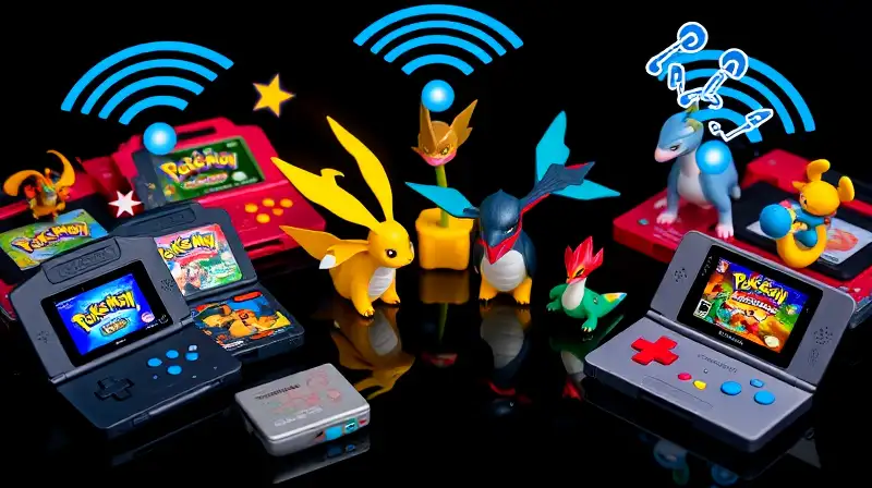 Intercambio inalámbrico de Pokémon entre consolas