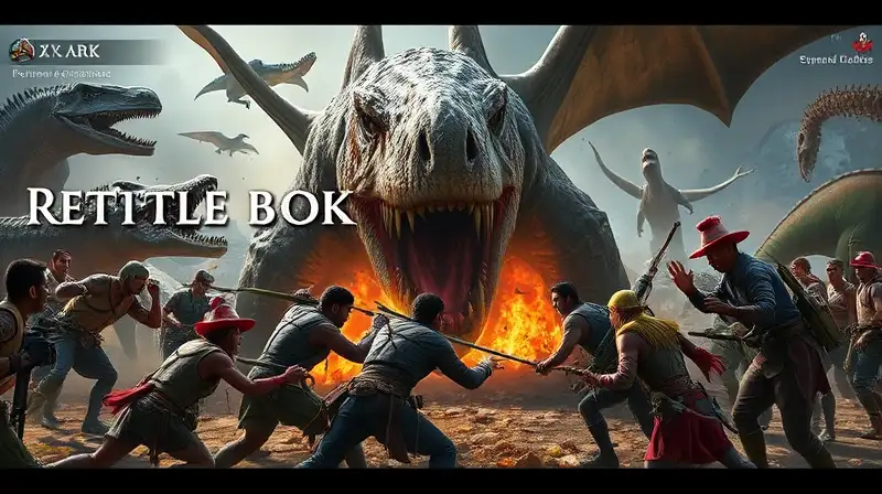 Batalla épica en ARK con equipo coordinado