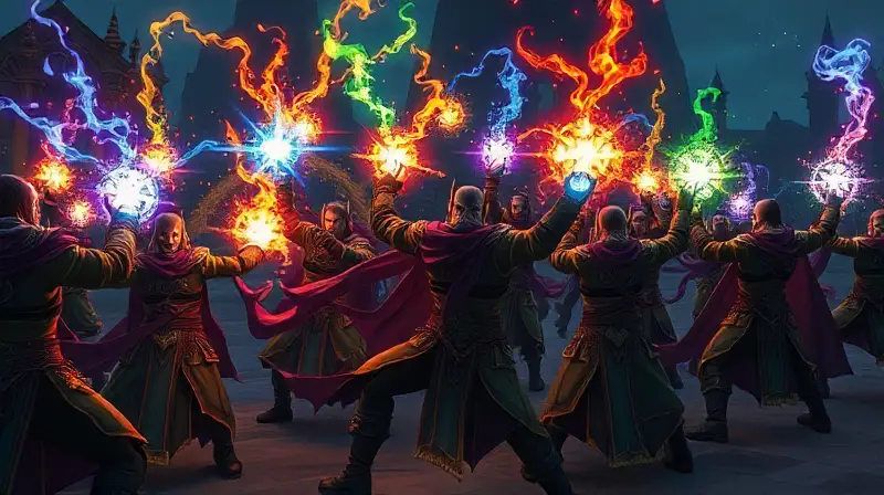 Personajes de WoW luchan juntos mágicamente