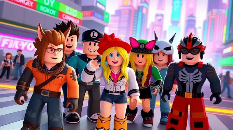 Personajes variados colaboran en ciudad virtual