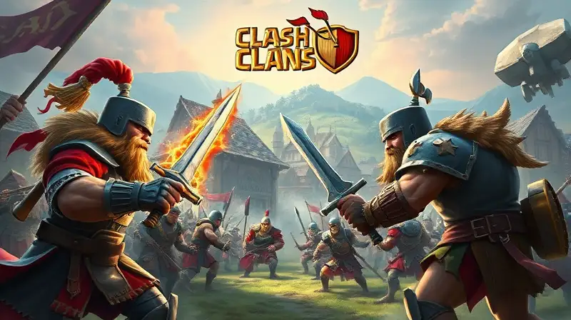 Guerreros de Clash of Clans intercambian tropas