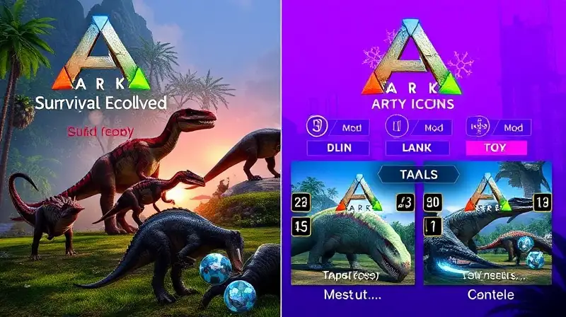 Personajes, dinosaurios y ciberescena futurista vibrante
