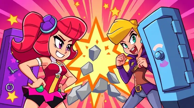 Jessie y Penny en batalla colorida y dinámica