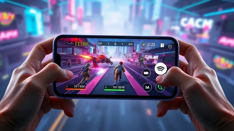 Smartphone muestra juego Solo Leveling ardiendo