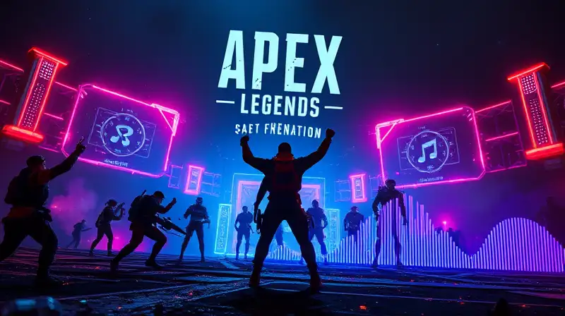 Batalla futurista con personajes de Apex Legends