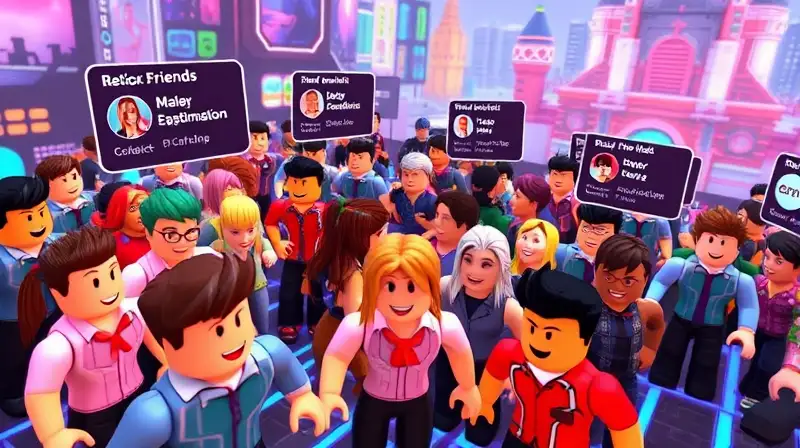 Mundo Roblox vibrante con avatares animados