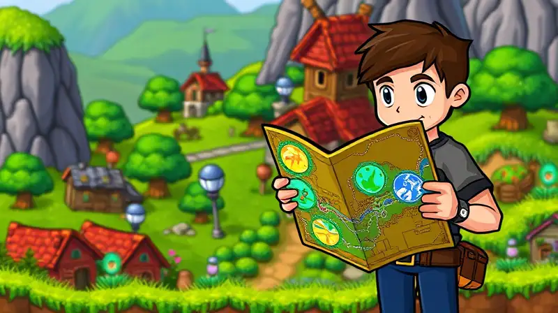 Estilo Terraria: mapa