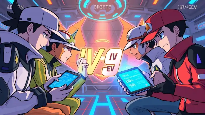 Entrenadores luchan estratégicamente con Pokémon vibrantes