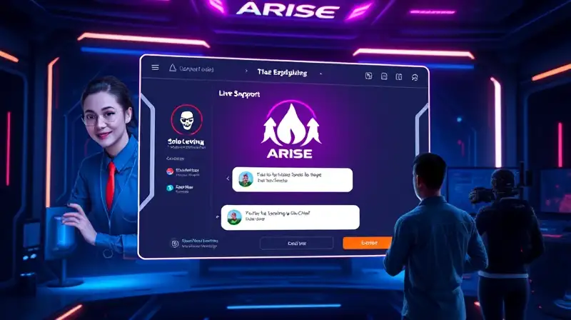 Interfaz futurista gaming con soporte activo