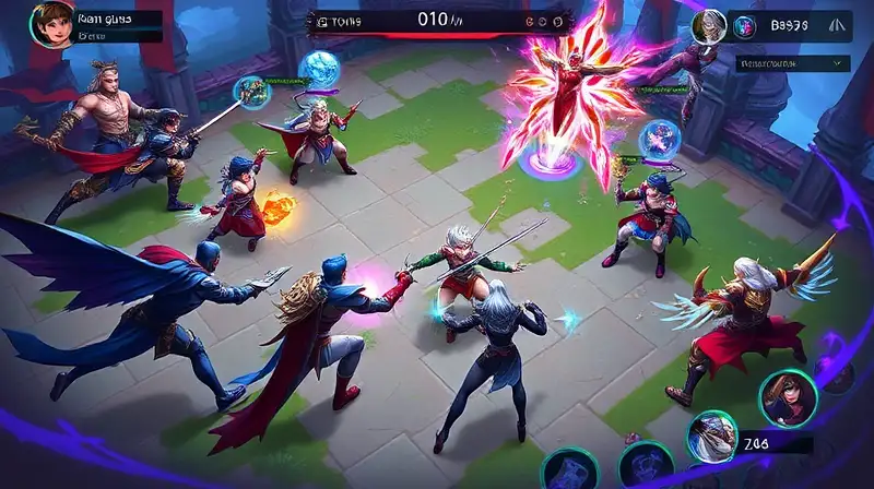 Equipo Mobile Legends en batalla épica