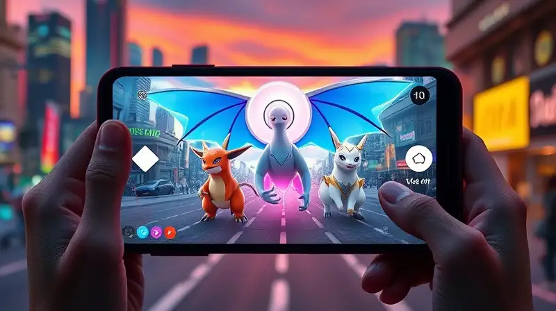 Jugando Pokémon legendarios en realidad aumentada