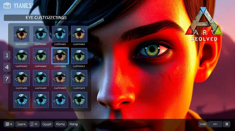 Interfaz futurista de personalización facial dinosaurios
