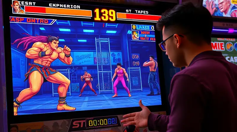 Pantalla pausada de juego arcade retro