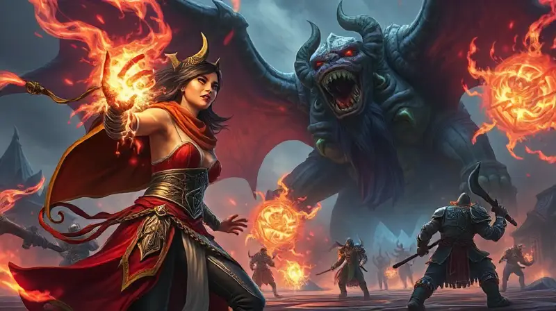 Sanador heroico lanza magia en batalla épica