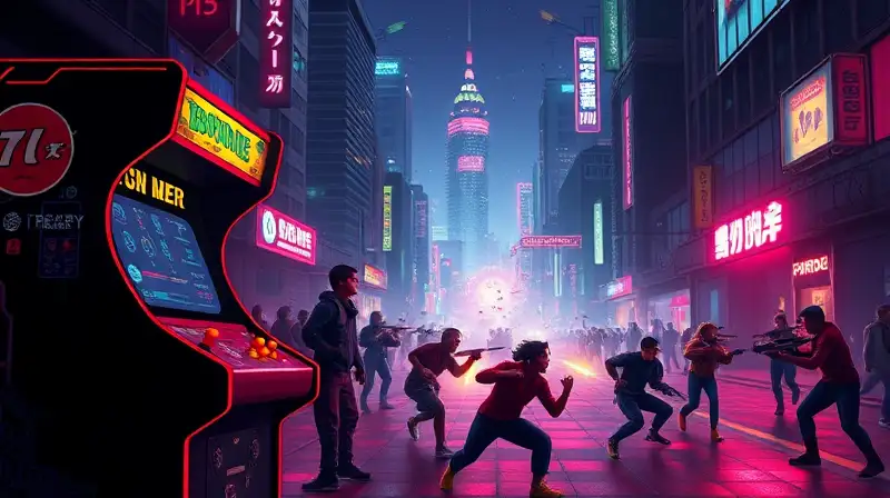 Máquina arcade retro