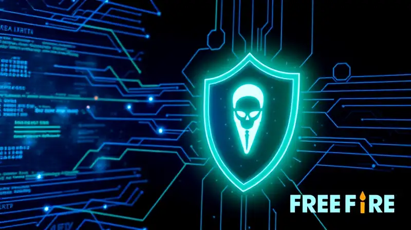 Escudo digital futurista bloquea hacker en red