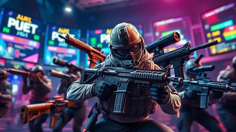 Armas de Call of Duty en acción dinámica