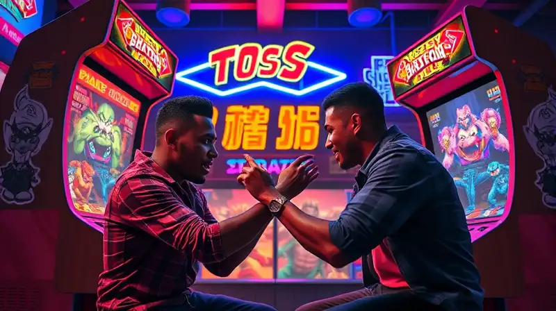 Dos gamers colaboran en intensa batalla arcade