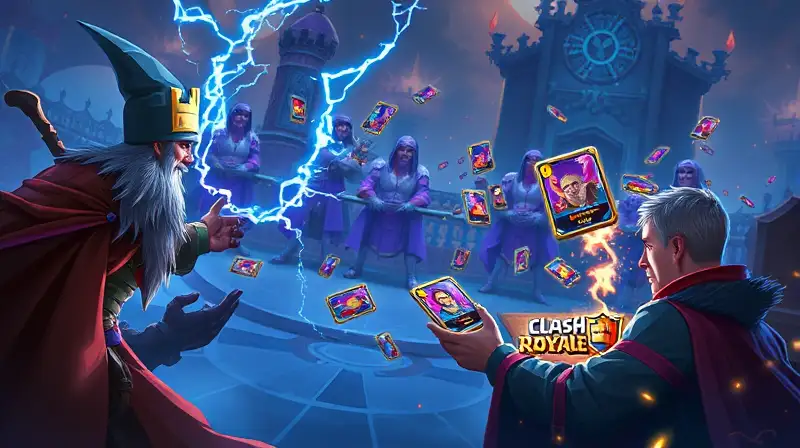 Arena Clash Royale con acción táctica