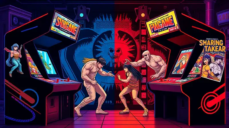 Máquinas arcade retro luchan entre estilos