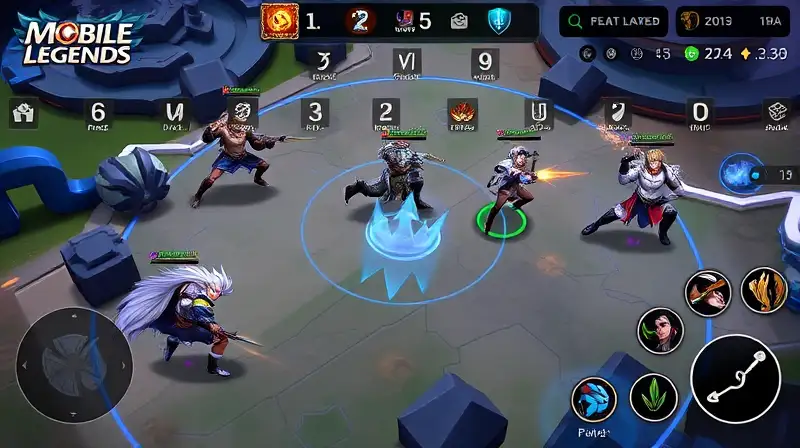 Partida clasificada intensa de Mobile Legends