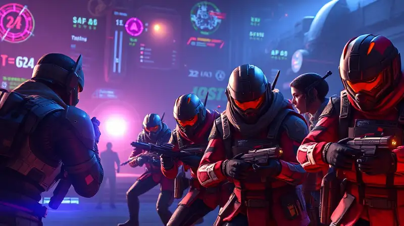 Personajes de Apex Legends en batalla futurista