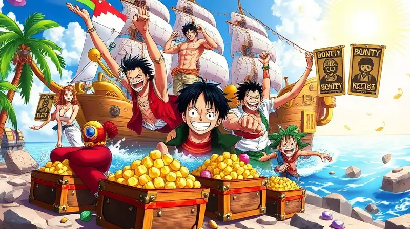 Personajes celebran con tesoros en isla