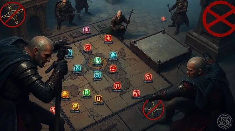 Batalla táctica medieval con ambiente oscuro
