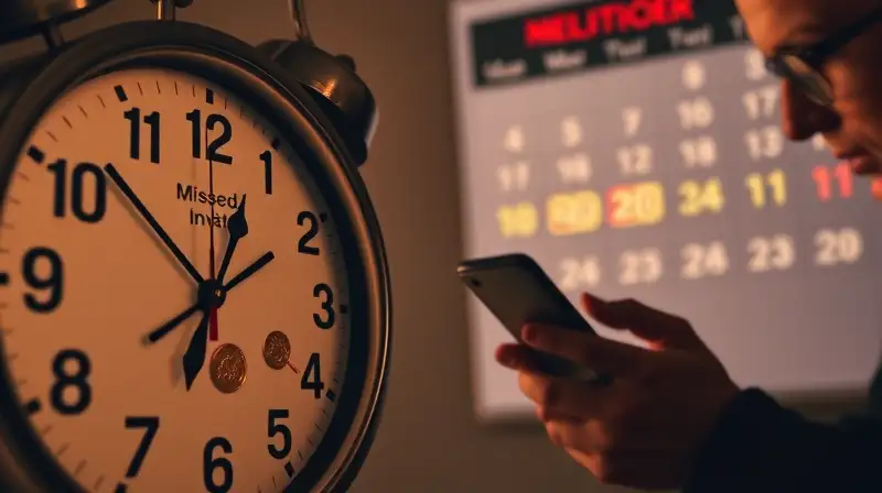 Notificación perdida, urgencia y pérdida digital