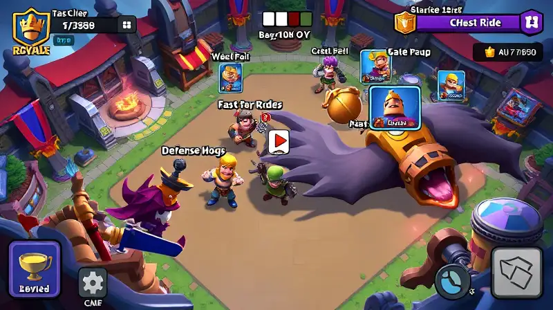 Estrategias rápidas y defensivas en Clash Royale