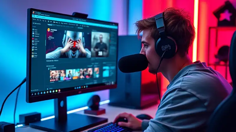 Gamer transmite Valorant en moderno cuarto RGB