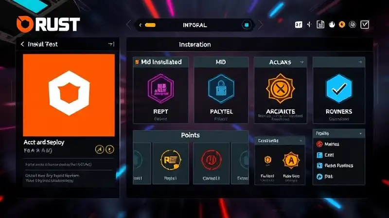 Interfaz futurista de videojuego con recompensas