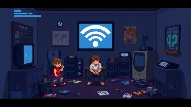 Jugador frustrado en escena pixel art retro
