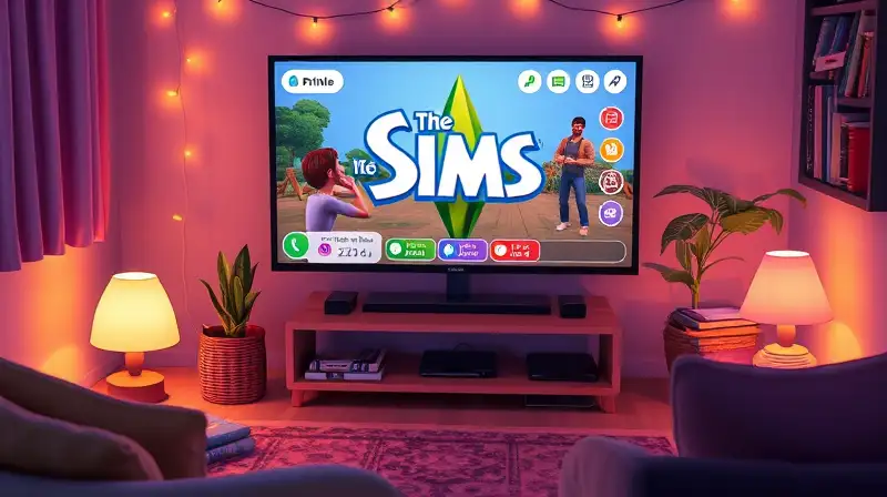 Sala de juegos cálida con ambiente amigable