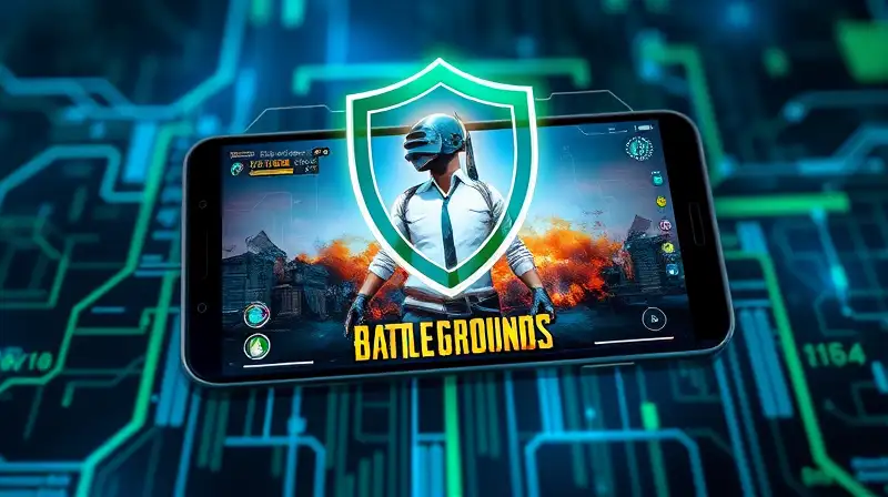 Smartphone con PUBG y software anti-trampas