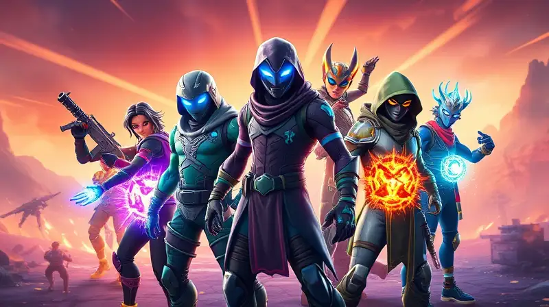 Personajes de Fortnite con skins dinámicos