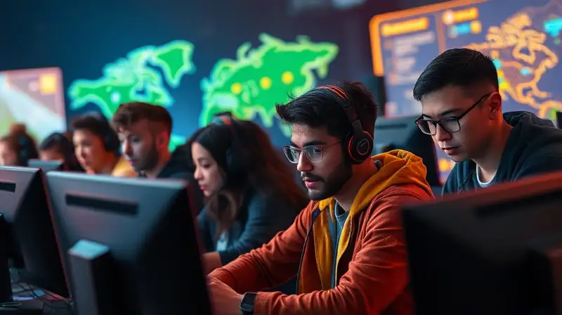 Jugadores de esports concentran en mapas estratégicos