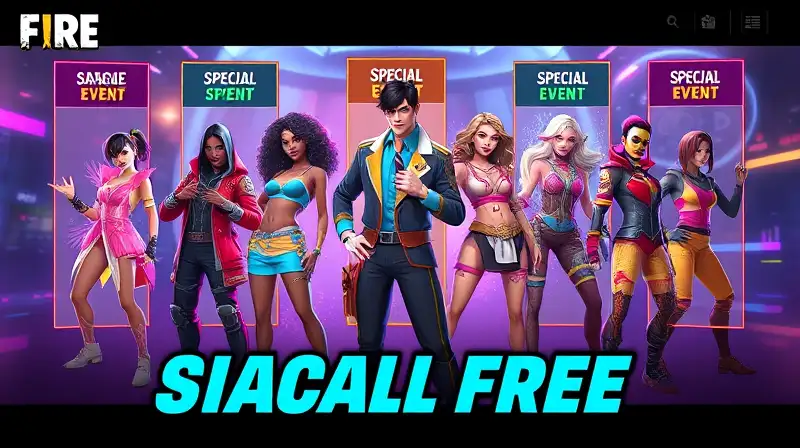 Personajes vibrantes y dinámicos en Free Fire