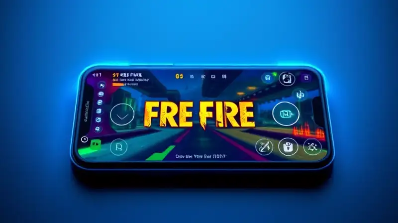 Smartphone muestra juego Free Fire con enfriamiento