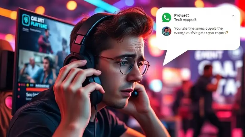 Gamer frustrado soluciona auriculares en evento