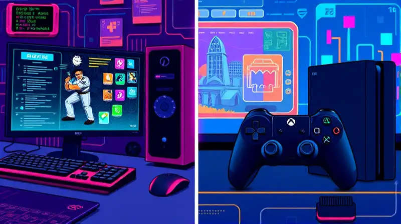 Pantallas divididas muestran setups de juego