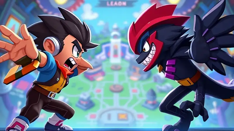 Leon y Crow luchan en mapa vibrante