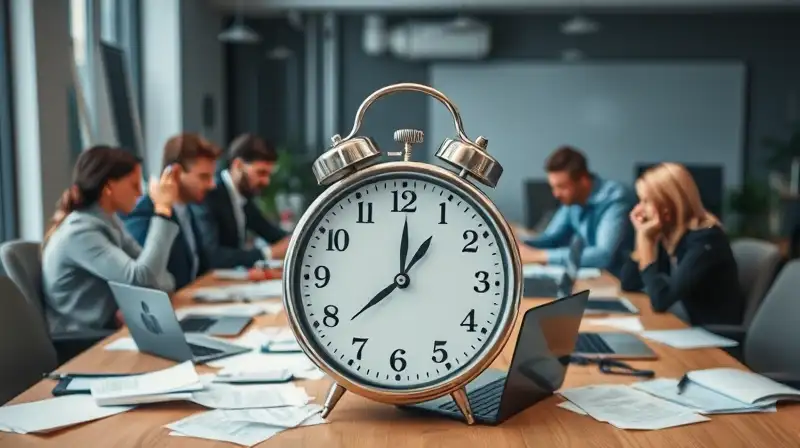 Reunión caótica y tensa con confusión