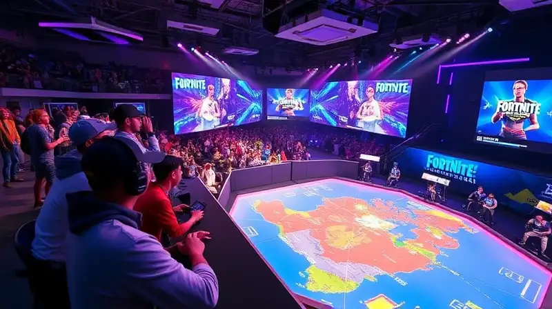 Torneo regional Fortnite con acción intensa global