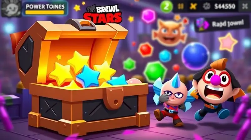 Tokens brillantes en acción de Brawl Stars
