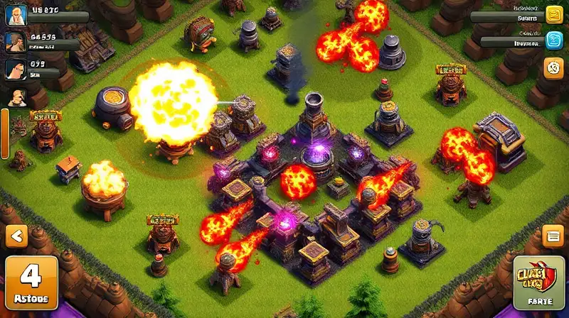 Repetición de ataque fallido en Clash of Clans